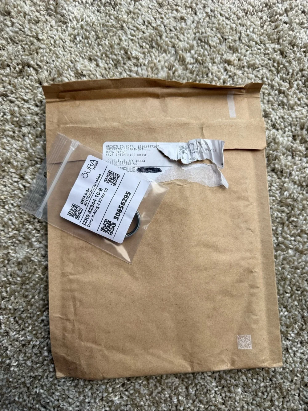 Brand NEW Oura Smart Ring 4 - Silver size 10
